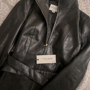 Cole Haan women's leather jacket